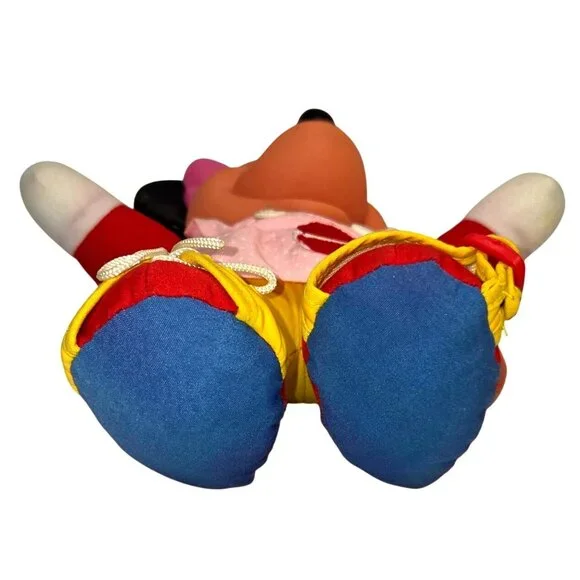 Vintage Mattel Disney 1989 Minnie Mouse Clubhouse Learn To Dress Me Pink Doll - Picture 9 of 11